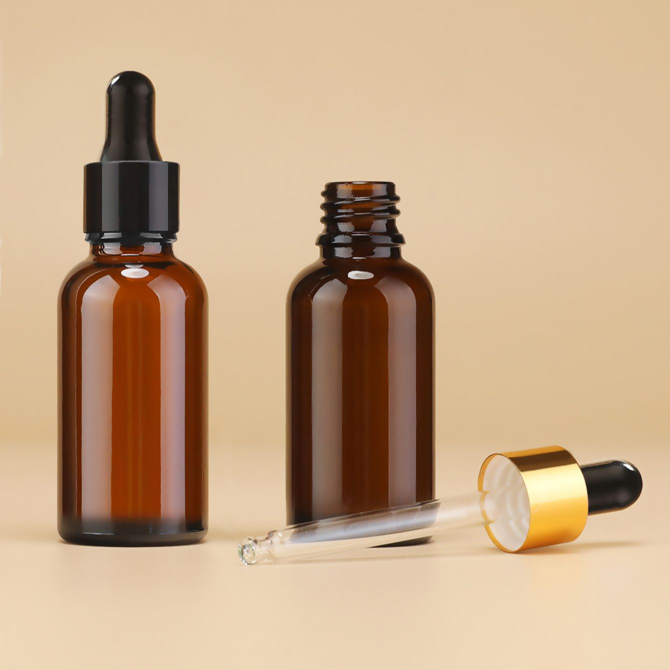 Juice Bottle Dropper - El frasco cuentagotas de vidrio ámbar
