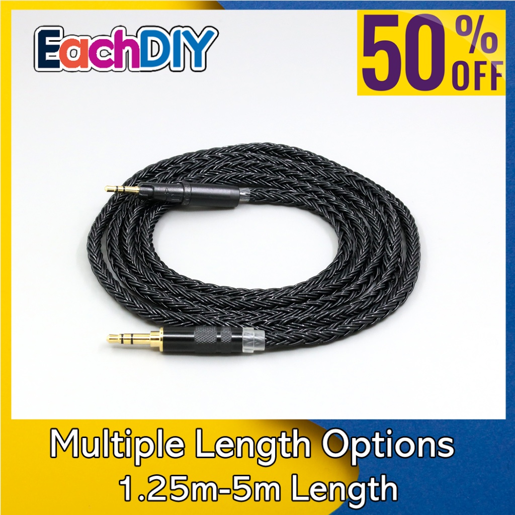 Cable trenzado negro de 16 núc - Audio Technica Headphone Ath-M50X reseña y precio