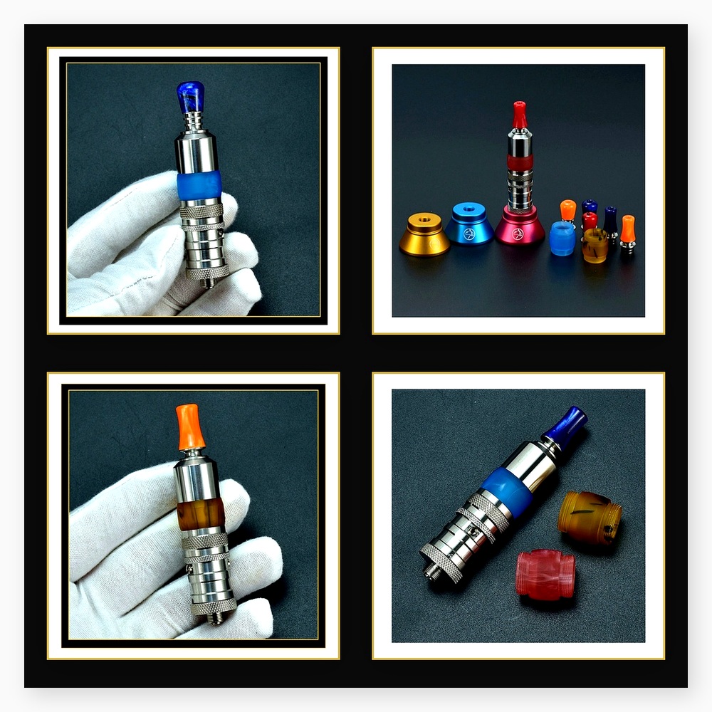 Wolfcoolvape Flash-e-Vapor Dua - Drip Tip Resin reseña y precio