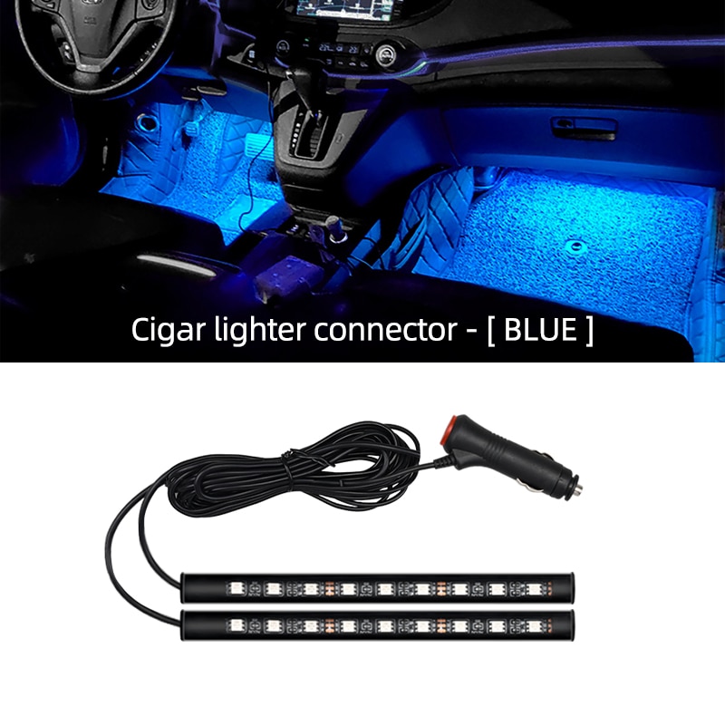Luz de pie de neón para coche, - Vape Decoration reseña y precio